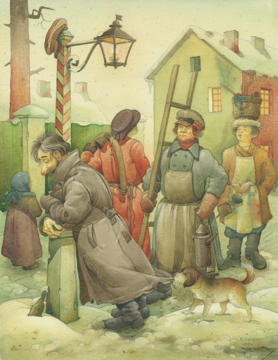 Russische Szene 01, 1994 von Kestutis Kasparavicius